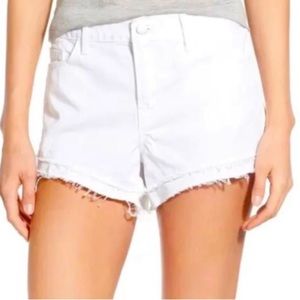 J Brand Sachi White Jean Shorts | 28